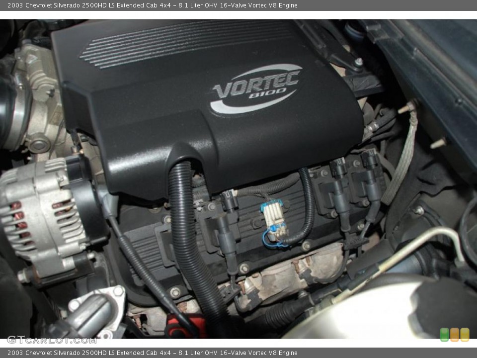 8.1 Liter OHV 16-Valve Vortec V8 Engine for the 2003 Chevrolet Silverado 2500HD #38722599