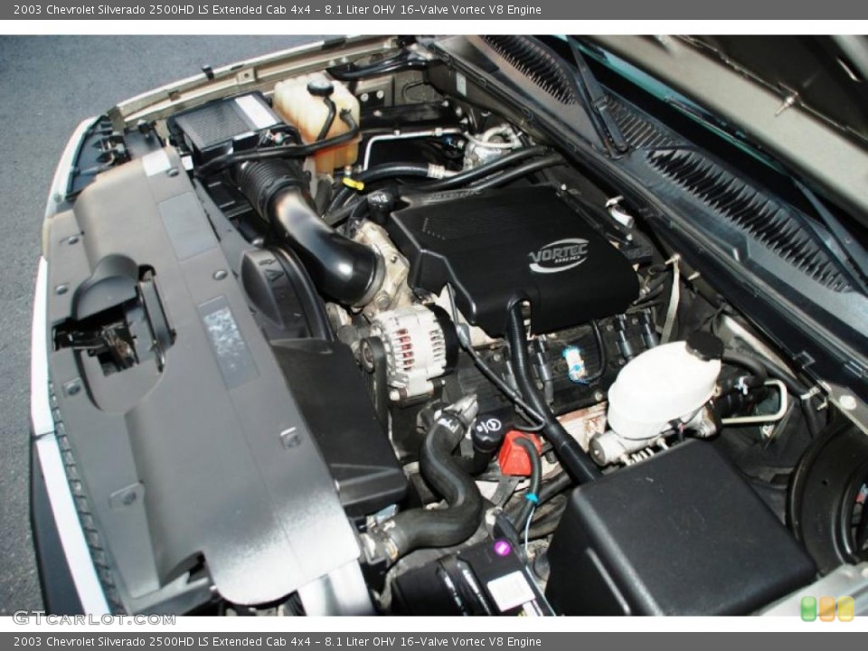 8.1 Liter OHV 16-Valve Vortec V8 Engine for the 2003 Chevrolet Silverado 2500HD #38722607