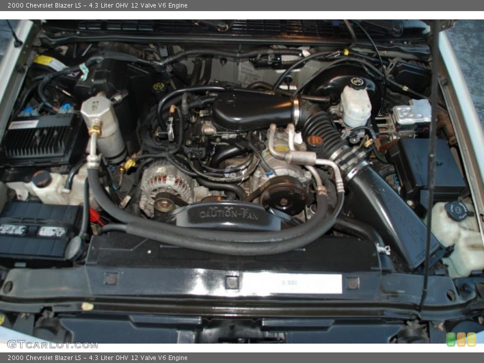 4.3 Liter OHV 12 Valve V6 Engine for the 2000 Chevrolet Blazer #38723107