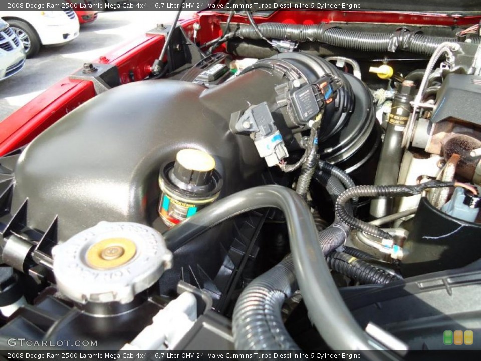 6.7 Liter OHV 24-Valve Cummins Turbo Diesel Inline 6 Cylinder Engine for the 2008 Dodge Ram 2500 #38726259