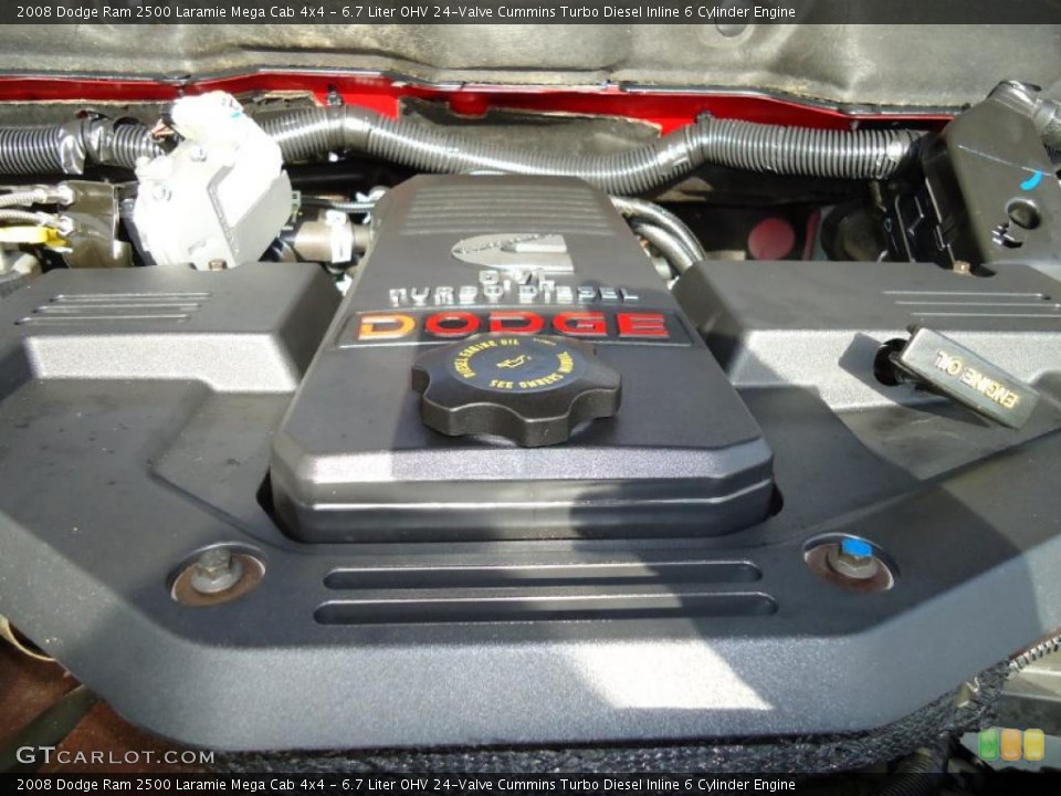 6.7 Liter OHV 24-Valve Cummins Turbo Diesel Inline 6 Cylinder Engine for the 2008 Dodge Ram 2500 #38726279