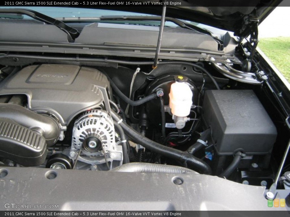 5.3 Liter Flex-Fuel OHV 16-Valve VVT Vortec V8 Engine for the 2011 GMC Sierra 1500 #38726727