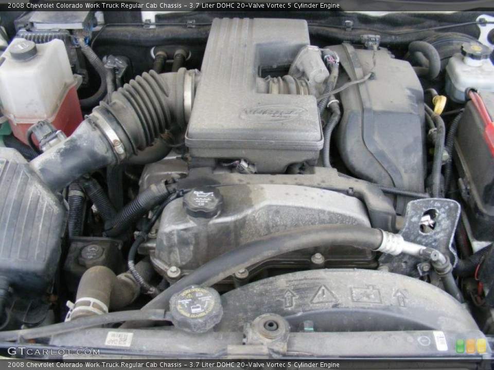 3.7 Liter DOHC 20-Valve Vortec 5 Cylinder Engine for the 2008 Chevrolet Colorado #38727023
