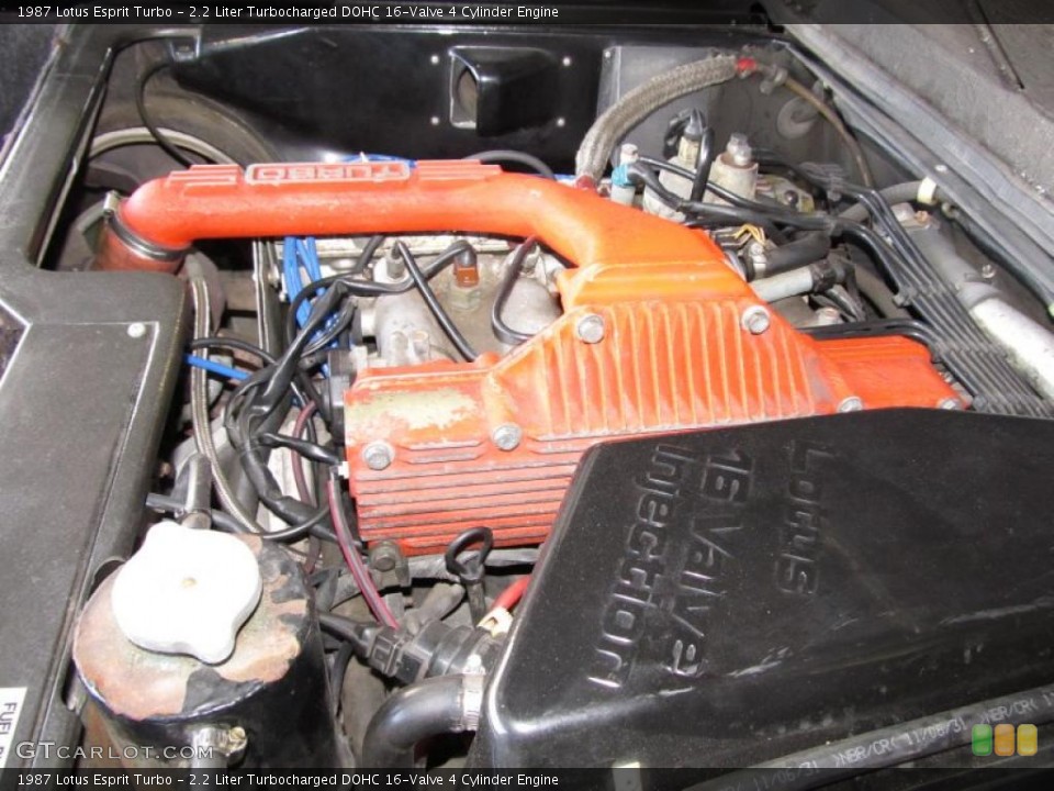 2.2 Liter Turbocharged DOHC 16-Valve 4 Cylinder Engine for the 1987 Lotus Esprit #38742516