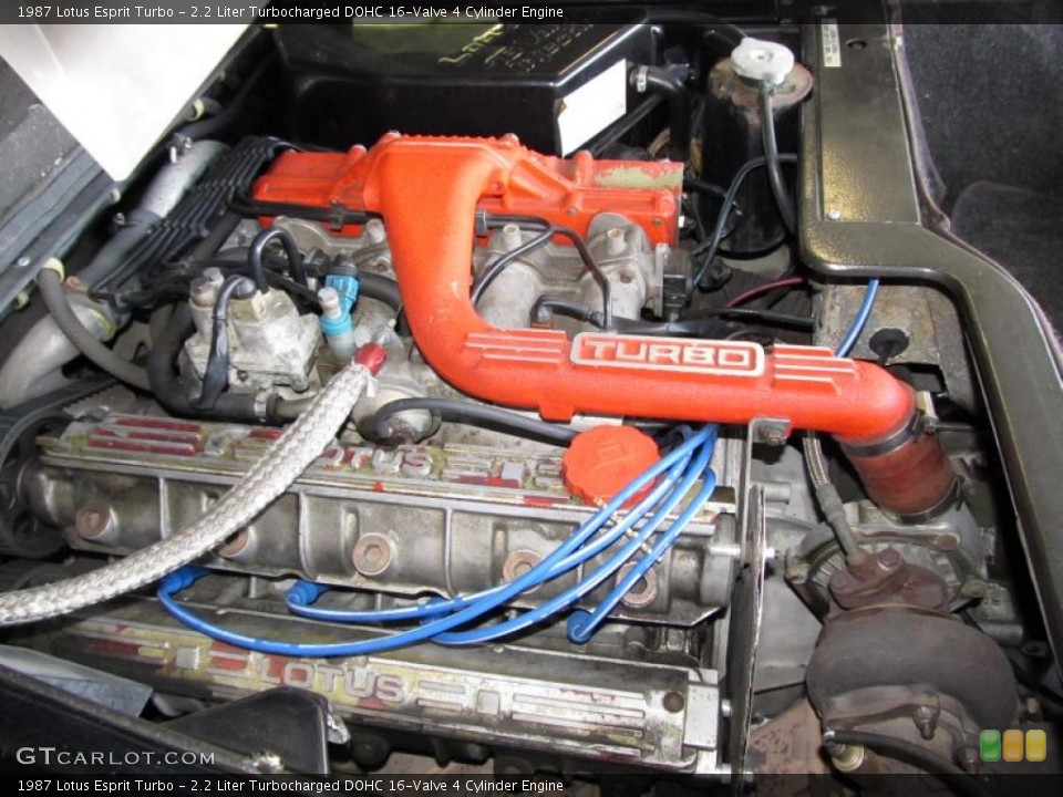 2.2 Liter Turbocharged DOHC 16-Valve 4 Cylinder Engine for the 1987 Lotus Esprit #38742552
