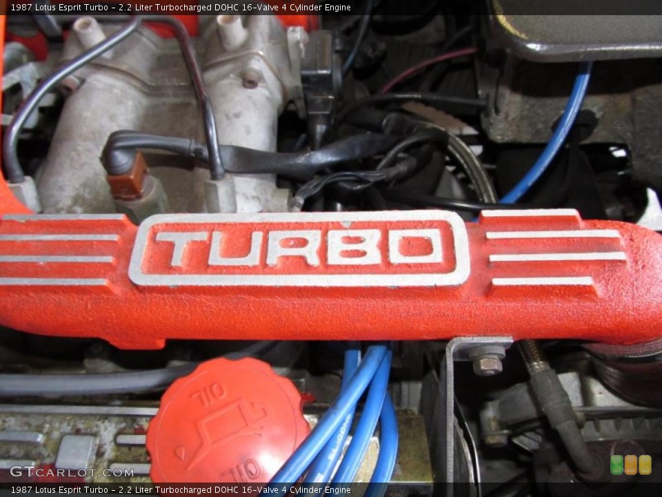 2.2 Liter Turbocharged DOHC 16-Valve 4 Cylinder Engine for the 1987 Lotus Esprit #38742564
