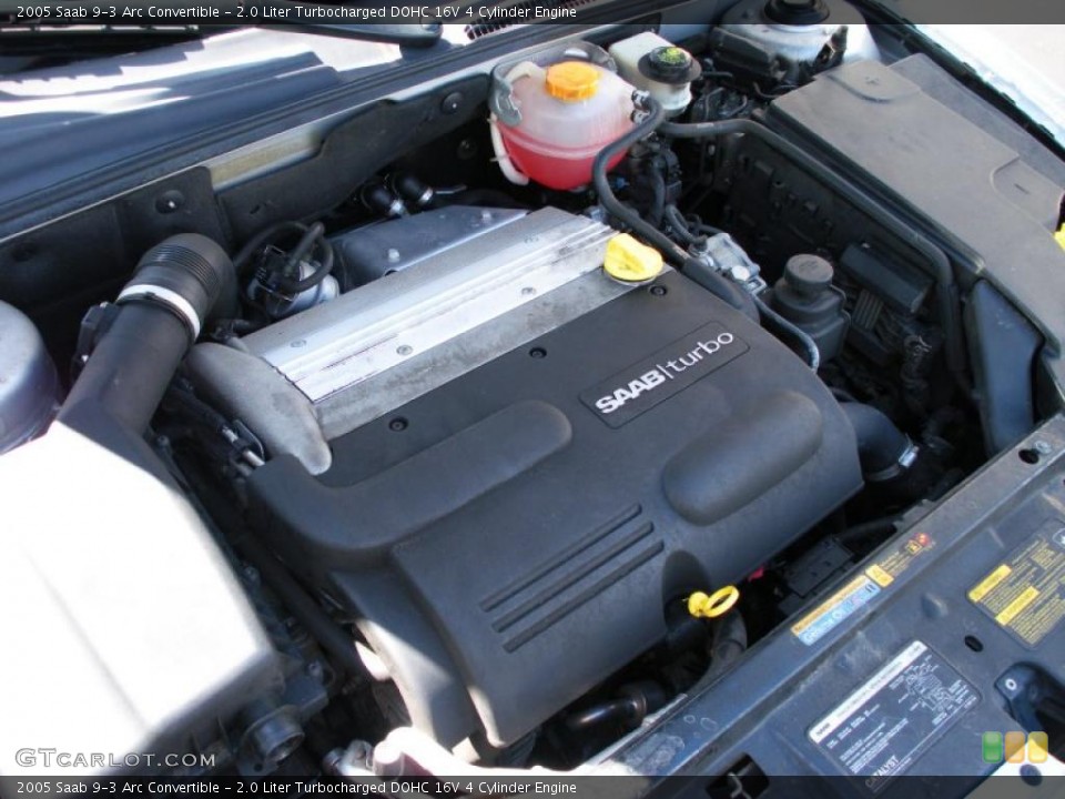 2.0 Liter Turbocharged DOHC 16V 4 Cylinder Engine for the 2005 Saab 9-3 #38744196
