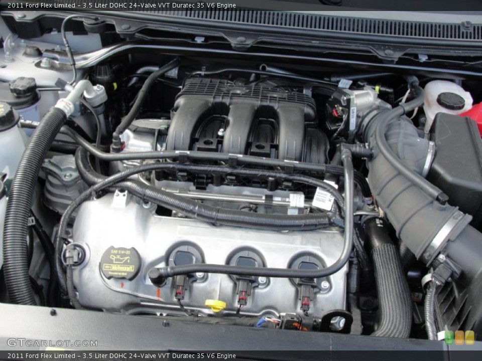 3.5 Liter DOHC 24-Valve VVT Duratec 35 V6 Engine for the 2011 Ford Flex #38749436