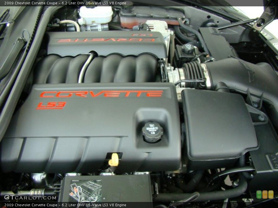 6.2 Liter OHV 16-Valve LS3 V8 Engine for the 2009 Chevrolet Corvette #38750024