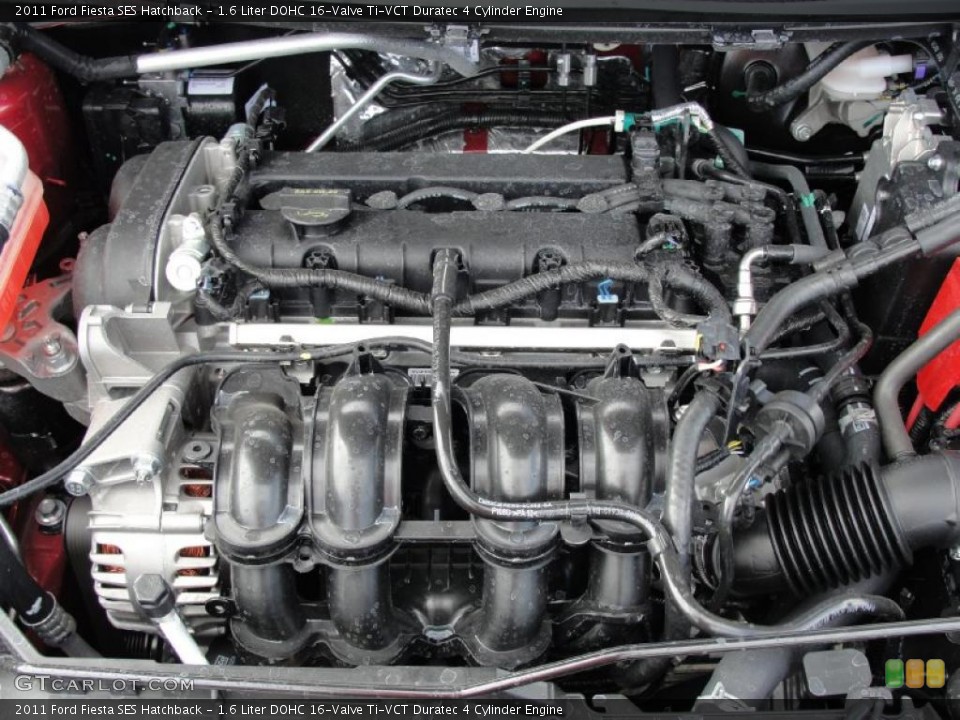 1.6 Liter DOHC 16-Valve Ti-VCT Duratec 4 Cylinder Engine for the 2011 Ford Fiesta #38751008