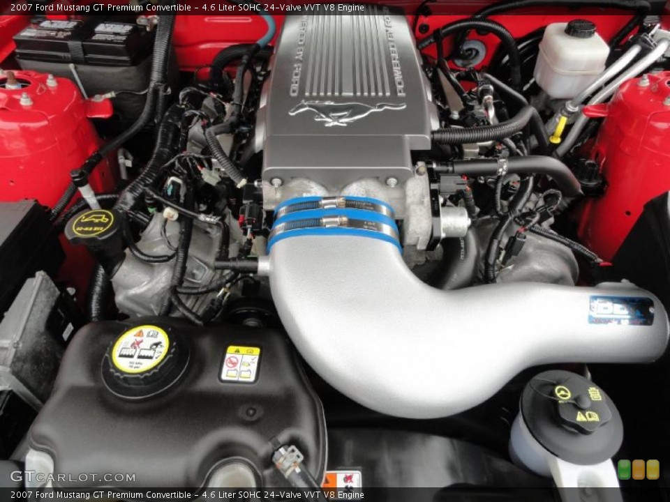 4.6 Liter SOHC 24-Valve VVT V8 Engine for the 2007 Ford Mustang #38755252