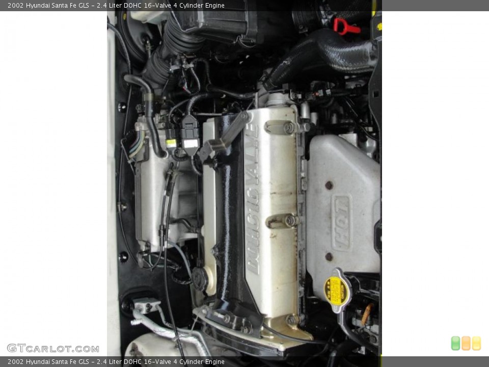 2.4 Liter DOHC 16-Valve 4 Cylinder Engine for the 2002 Hyundai Santa Fe #38757860