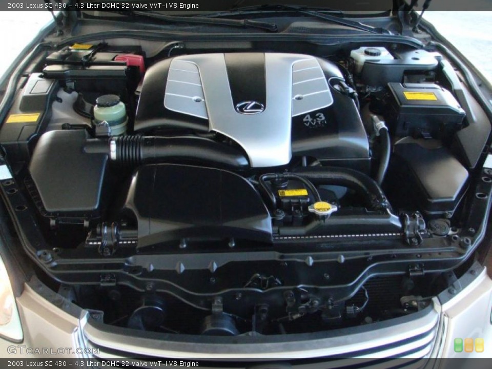 4.3 Liter DOHC 32 Valve VVT-i V8 Engine for the 2003 Lexus SC #38765849