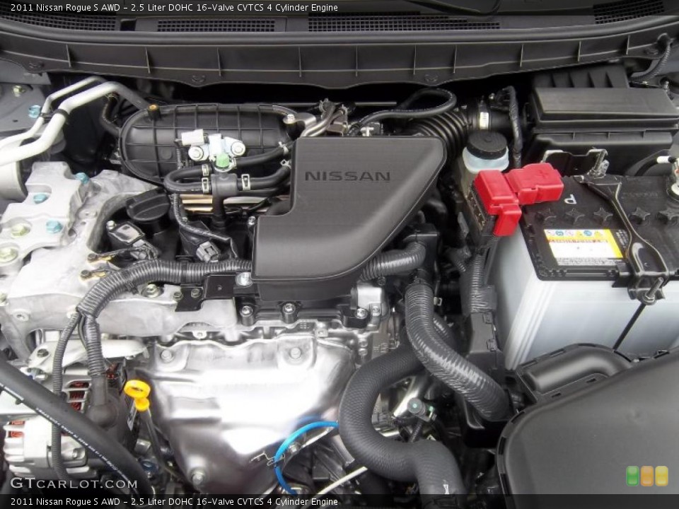 2.5 Liter DOHC 16-Valve CVTCS 4 Cylinder Engine for the 2011 Nissan Rogue #38765945