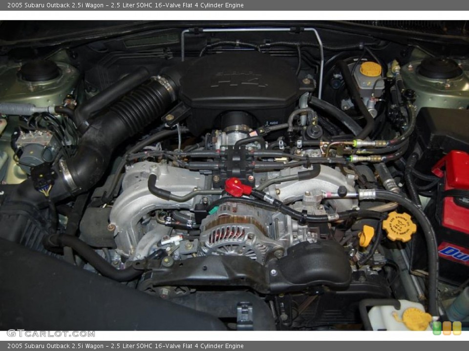 2.5 Liter SOHC 16-Valve Flat 4 Cylinder Engine for the 2005 Subaru Outback #38767475
