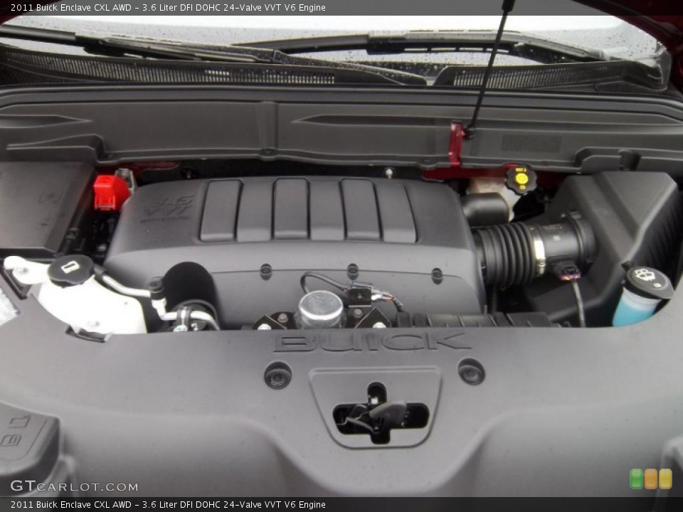3.6 Liter DFI DOHC 24-Valve VVT V6 Engine for the 2011 Buick Enclave #38767611
