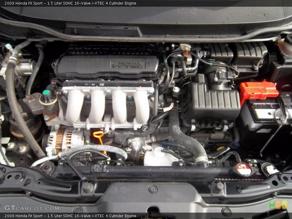 1.5 Liter SOHC 16-Valve i-VTEC 4 Cylinder Engine for the 2009 Honda Fit #38771654