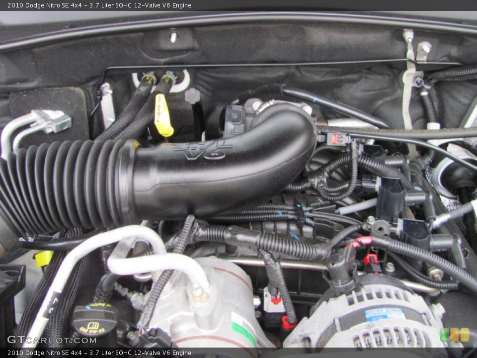 3.7 Liter SOHC 12-Valve V6 Engine for the 2010 Dodge Nitro #38772450