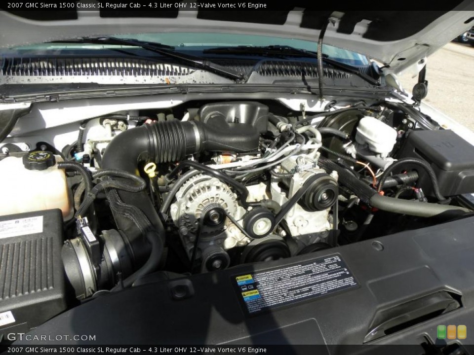 4.3 Liter OHV 12-Valve Vortec V6 Engine for the 2007 GMC Sierra 1500 #38777267