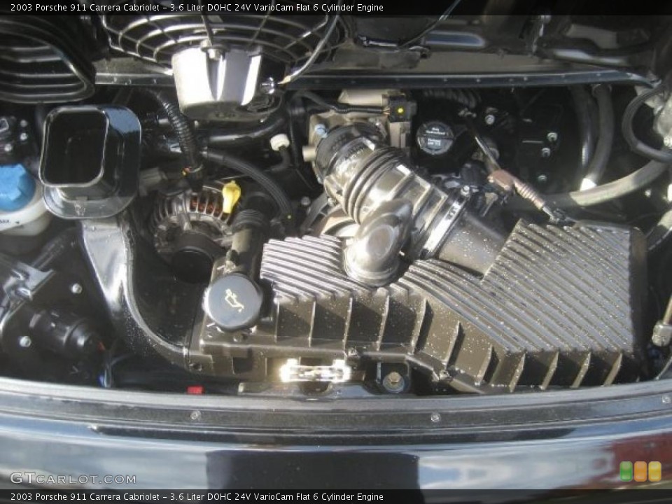 3.6 Liter DOHC 24V VarioCam Flat 6 Cylinder Engine for the 2003 Porsche 911 #38781549