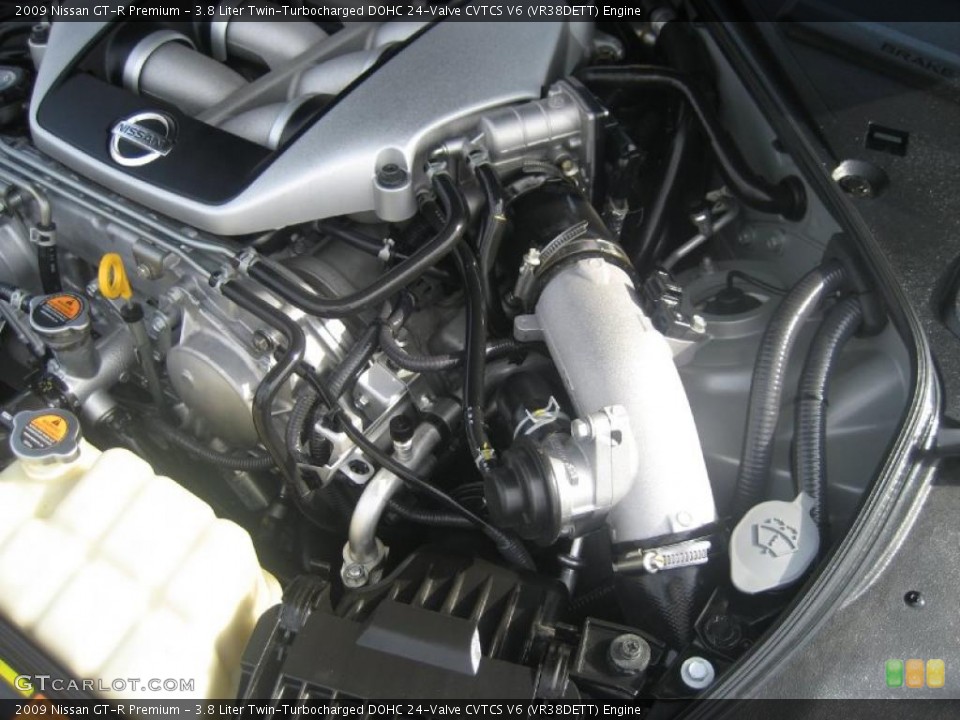 3.8 Liter Twin-Turbocharged DOHC 24-Valve CVTCS V6 (VR38DETT) Engine for the 2009 Nissan GT-R #38782273