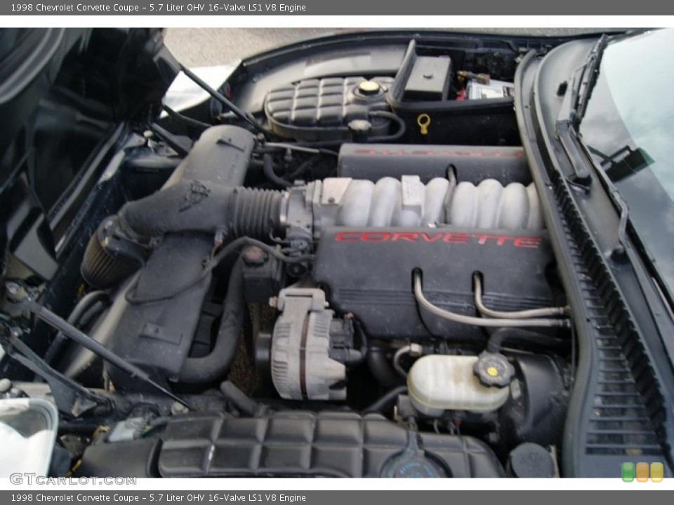 5.7 Liter OHV 16-Valve LS1 V8 Engine for the 1998 Chevrolet Corvette #38786434