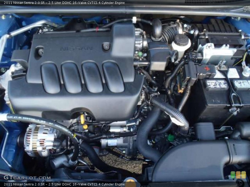 2.5 Liter DOHC 16-Valve CVTCS 4 Cylinder Engine for the 2011 Nissan Sentra #38796499