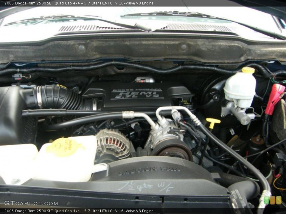 5.7 Liter HEMI OHV 16-Valve V8 Engine for the 2005 Dodge Ram 2500 #38797887