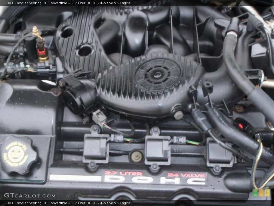 2.7 Liter DOHC 24-Valve V6 Engine for the 2001 Chrysler Sebring #38799899
