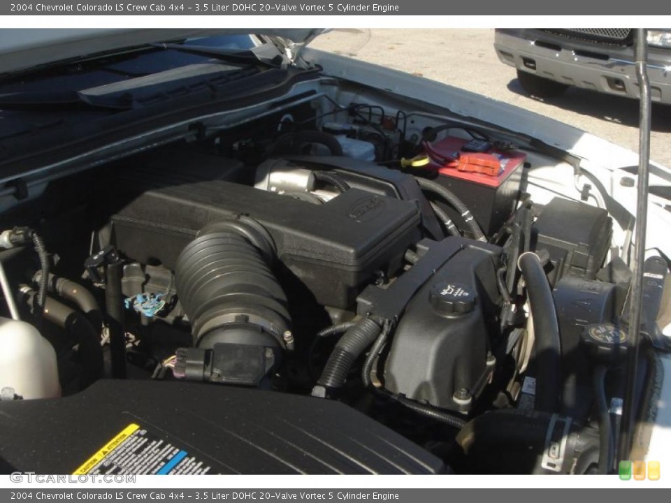 3.5 Liter DOHC 20-Valve Vortec 5 Cylinder Engine for the 2004 Chevrolet Colorado #38802388