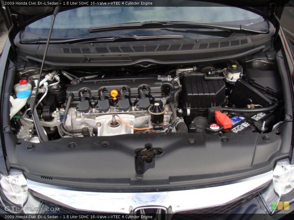 1.8 Liter SOHC 16-Valve i-VTEC 4 Cylinder Engine for the 2009 Honda Civic #38805060