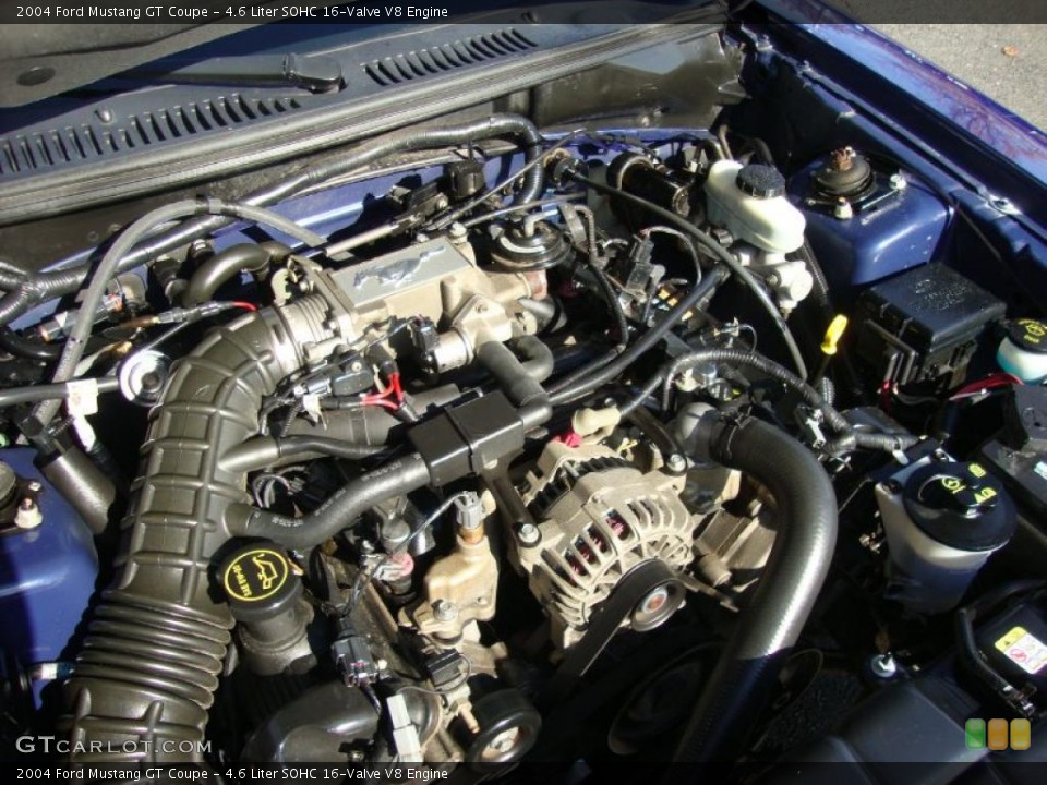 4.6 Liter SOHC 16-Valve V8 Engine for the 2004 Ford Mustang #38807624