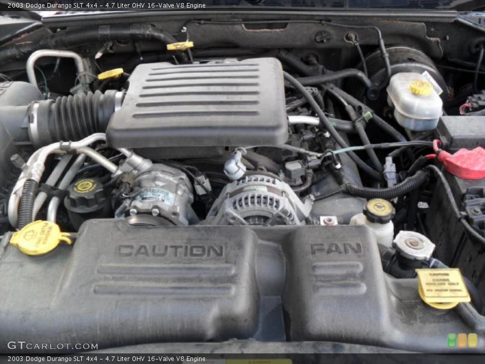 4.7 Liter OHV 16-Valve V8 Engine for the 2003 Dodge Durango #38808352 |  GTCarLot.com