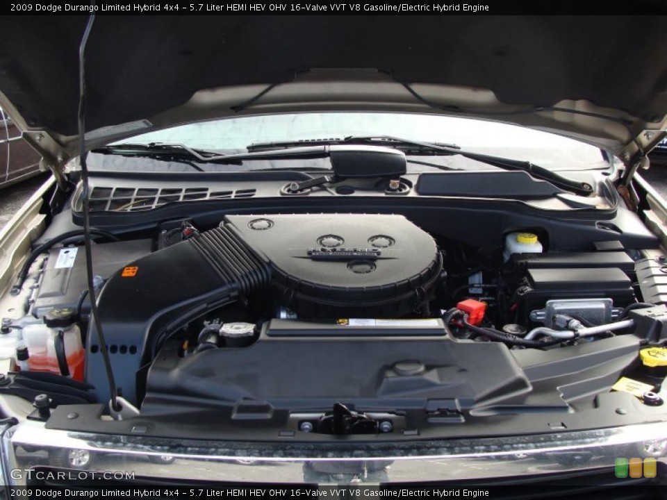 5.7 Liter HEMI HEV OHV 16-Valve VVT V8 Gasoline/Electric Hybrid Engine for the 2009 Dodge Durango #38812628