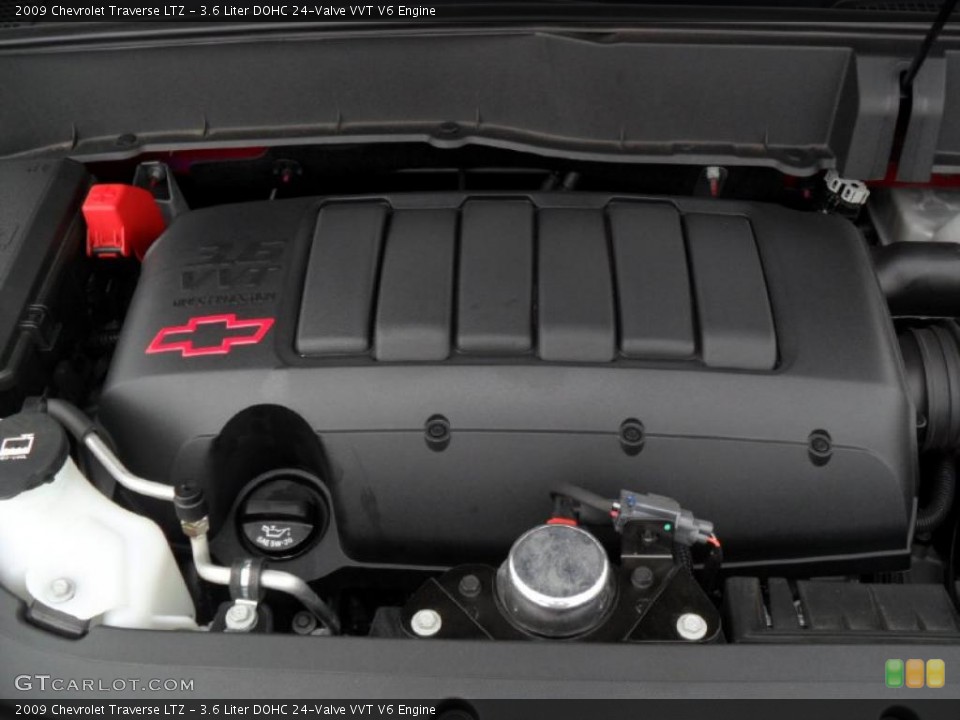 3.6 Liter DOHC 24-Valve VVT V6 Engine for the 2009 Chevrolet Traverse #38815696