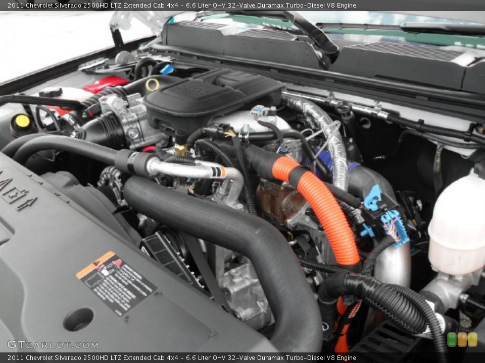 6.6 Liter OHV 32-Valve Duramax Turbo-Diesel V8 Engine for the 2011 Chevrolet Silverado 2500HD #38825516
