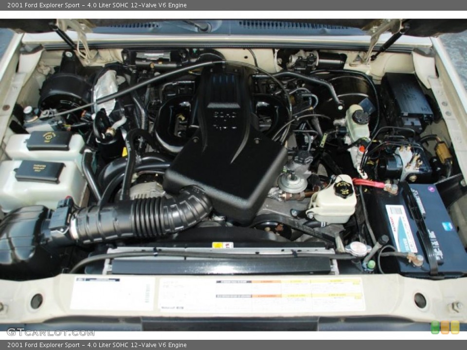 4.0 Liter SOHC 12-Valve V6 Engine for the 2001 Ford Explorer #38833384