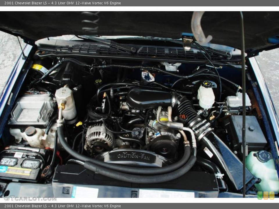 4.3 Liter OHV 12-Valve Vortec V6 Engine for the 2001 Chevrolet Blazer #38833776
