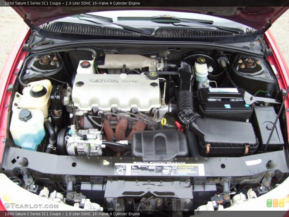 1.9 Liter SOHC 16-Valve 4 Cylinder Engine for the 1999 Saturn S Series #38841056