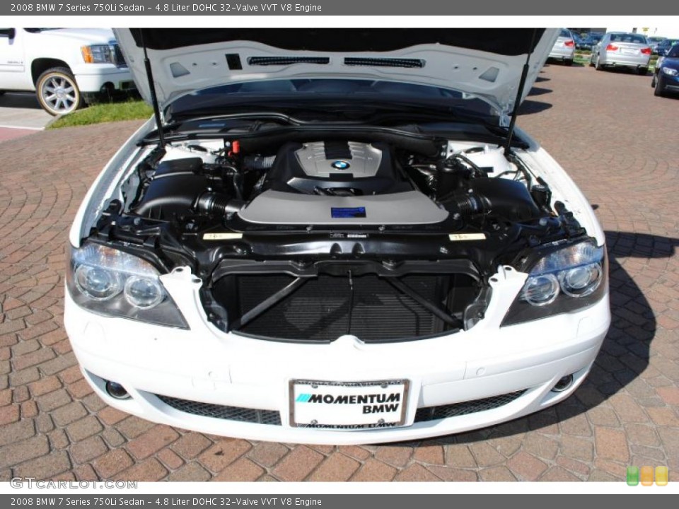 4.8 Liter DOHC 32-Valve VVT V8 Engine for the 2008 BMW 7 Series #38853948