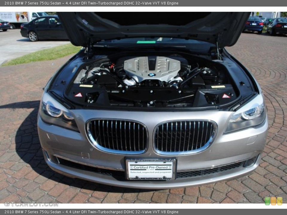 4.4 Liter DFI Twin-Turbocharged DOHC 32-Valve VVT V8 Engine for the 2010 BMW 7 Series #38855796