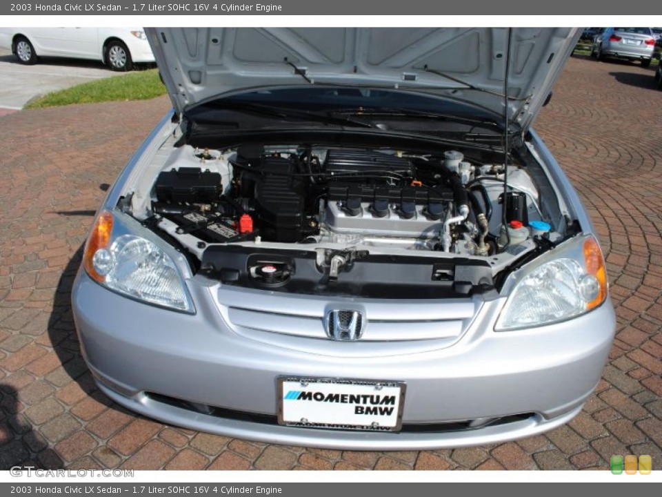 1.7 Liter SOHC 16V 4 Cylinder Engine for the 2003 Honda Civic #38856428