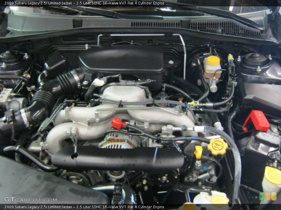 2.5 Liter SOHC 16-Valve VVT Flat 4 Cylinder Engine for the 2009 Subaru Legacy #38857084