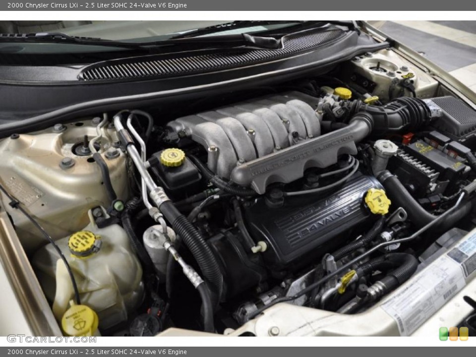 2.5 Liter SOHC 24-Valve V6 Engine for the 2000 Chrysler Cirrus #38860416