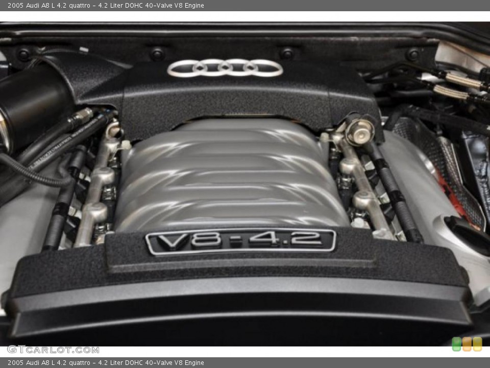 4.2 Liter DOHC 40-Valve V8 Engine for the 2005 Audi A8 #38860480