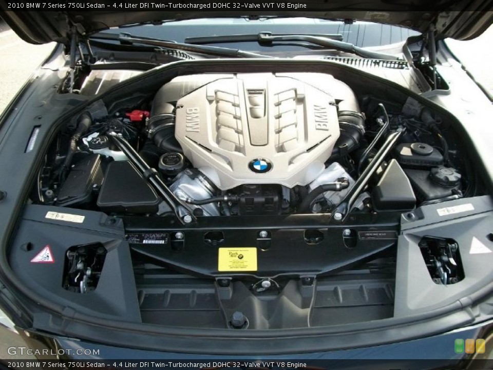 4.4 Liter DFI Twin-Turbocharged DOHC 32-Valve VVT V8 Engine for the 2010 BMW 7 Series #38861400