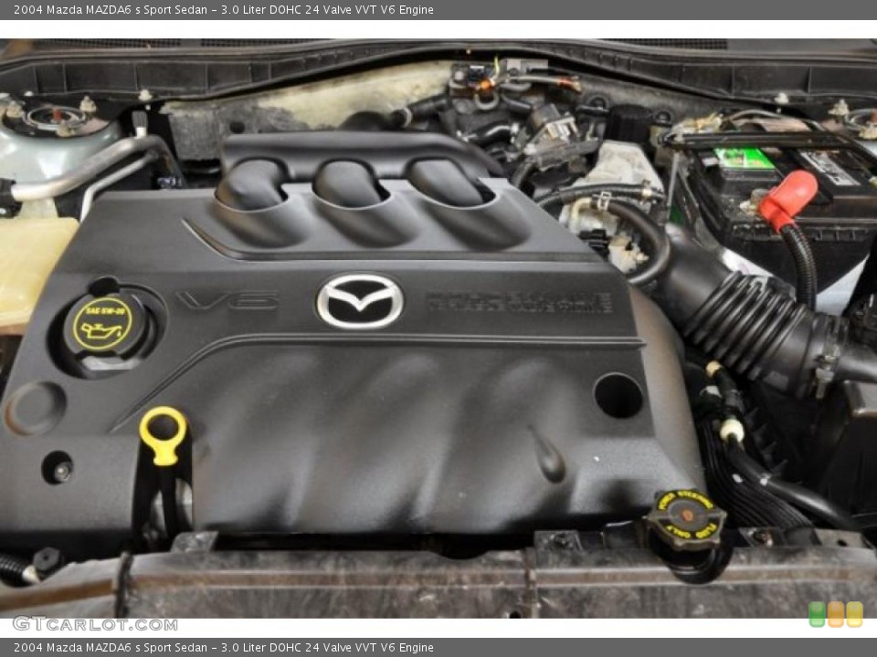 3.0 Liter DOHC 24 Valve VVT V6 Engine for the 2004 Mazda MAZDA6 #38867476