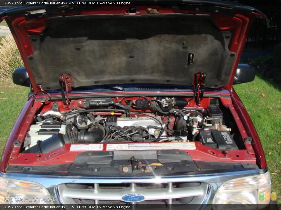 5.0 Liter OHV 16-Valve V8 1997 Ford Explorer Engine