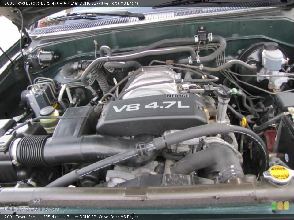 4.7 Liter DOHC 32-Valve iForce V8 Engine for the 2001 Toyota Sequoia #38895138