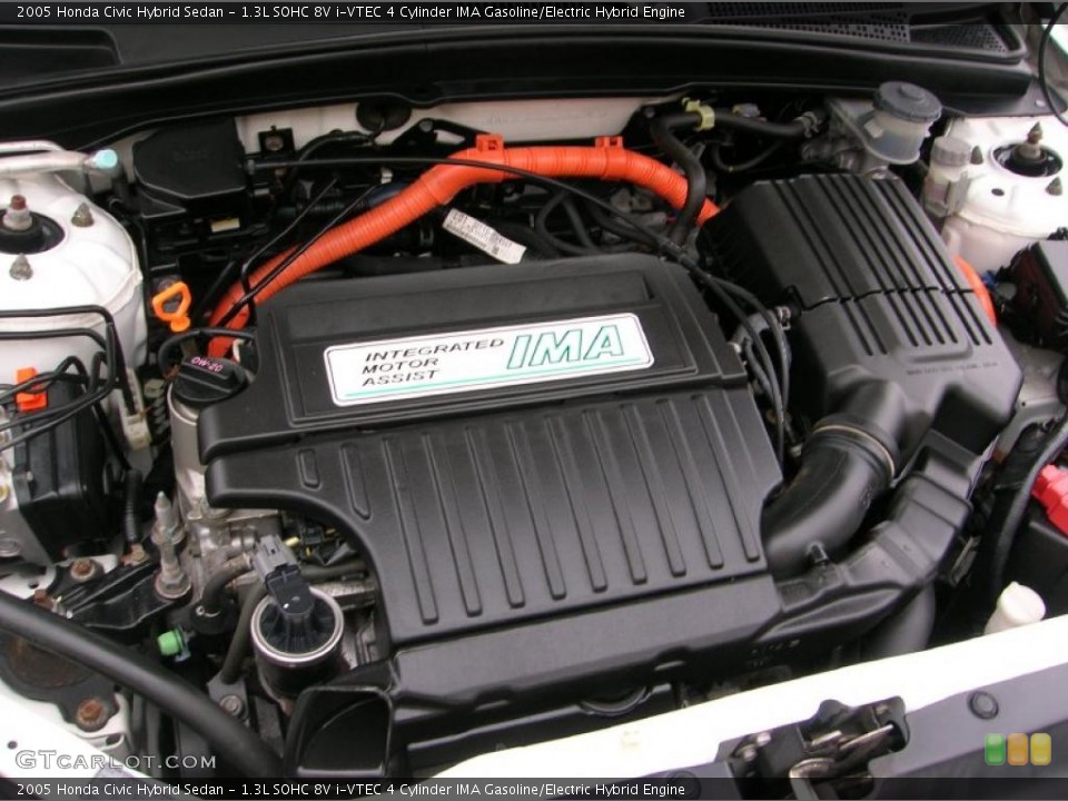 1.3L SOHC 8V i-VTEC 4 Cylinder IMA Gasoline/Electric Hybrid Engine for the 2005 Honda Civic #38896070